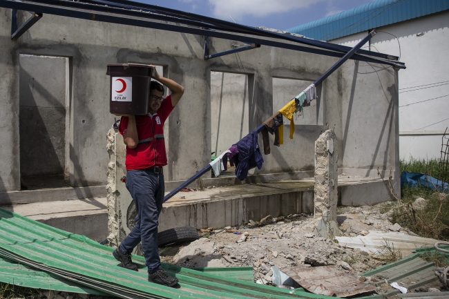 Türk Kızılay'dan Mozambik'e gıda yardımı